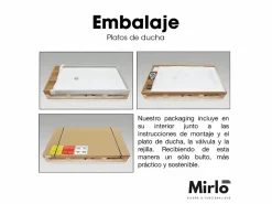 STANO Plato de ducha pizarra CLEVER 90x210 cm Blanco Online