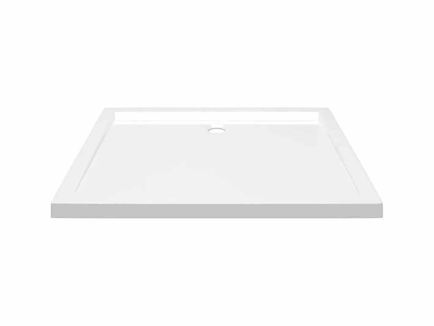 Plato de ducha rectangular ABS 80x100 cm ES621897 Blanco New