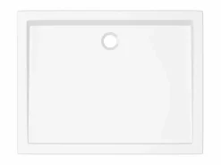 Plato de ducha rectangular ABS 80x100 cm ES621897 Blanco New