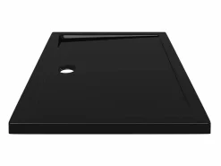Plato de ducha rectangular ABS 70x100 cm ES708216 Negro New