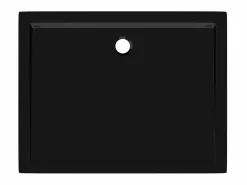 Plato de ducha rectangular ABS 80x100 cm ES520144 Negro Sale