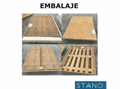 STANO Plato de ducha resina COVER CREMA 70x140cm Beige Hot