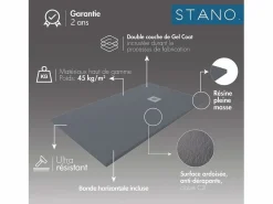 STANO Plato De Ducha|Plato de ducha resina COVER 80x160cm