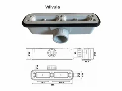 Plato de ducha resina COVER 80x180cm^STANO Discount