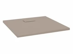 Plato de ducha SMC marrón 90x90 cm ES903533 Topo