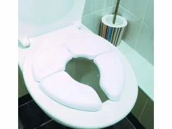 PMR PELLET Reductor de inodoro plegable con bolsa blanca para niños Blanco