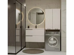TOPESHOP POLA - Mueble de Baño sobre la Lavadora - - 64 x 30 x 180 cm Beige Online