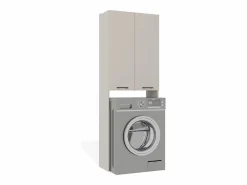 TOPESHOP POLA - Mueble de Baño sobre la Lavadora - - 64 x 30 x 180 cm Beige Online