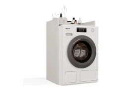TOPESHOP POLA NP - Mueble de baño para lavadora + Estante de baño - 64x50x97,5 cm - Cachemira Beige Discount
