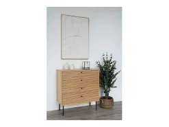 ebuy24 Portavelas de metal y cristal 12 x 15 cm Negro Discount
