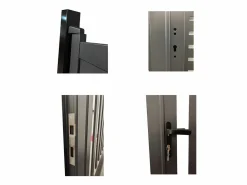 Portón de aluminio Ancho 300 x Alt. 164 cm antracita LABRIT II^EXPERTLAND Hot