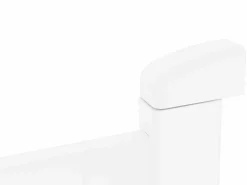 EXPERTLAND Portón eléctrico batiente de aluminio Ancho 305 x Alt. 181 cm NAZARIO Blanco Discount