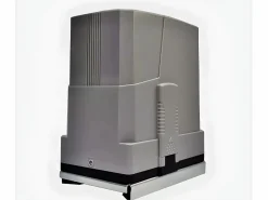 EXPERTLAND Portón eléctrico corredera aluminio calado Ancho 343 x Alt. 149 cm antracita TARNOS II Gris antracita Discount