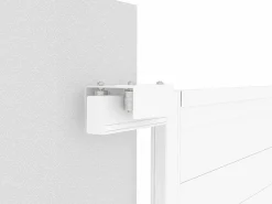 EXPERTLAND Portón|Portón eléctrico corredero de aluminio Ancho 374 x Alt. 180 cm NAZARIO