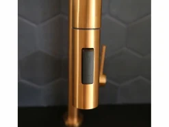 Essebagno Grifo De Cocina|Portofino Mezclador de lavabo con teleducha extraíble en cobre cepillado