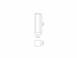 Poste para Jardín - Poste LED para Fijar al Suelo - Luz Nocturna Cálida 3000K 230V 15W 1590lm Azafrán - Corten^ Online