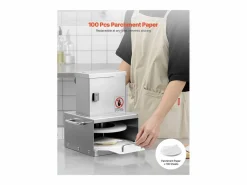 Pequeño Electrodoméstico|Prensa para Masa SucceBuy Eléctrica, Placa 15 cm, Prensa para Pizza de Acero Inoxidable, Formadora de Pizza Comercial de Grosor Ajustable, para Cafés