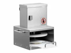 Pequeño Electrodoméstico|Prensa para Masa SucceBuy Eléctrica, Placa 15 cm, Prensa para Pizza de Acero Inoxidable, Formadora de Pizza Comercial de Grosor Ajustable, para Cafés
