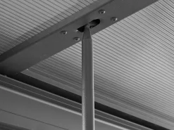 EXPERTLAND Pérgola|Pérgola adosada con techo deslizable, 12m², antracita IZEDA