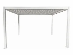EXPERTLAND Pérgola bioclimática autoportante con lamas orientables - 12 m² - blanca - AMALFI Blanco Online