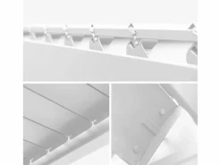 Sweeek Pérgola|Pérgola bioclimática de aluminio 3x3m con lamas orientables v2 + 3