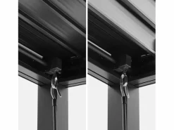 Pérgola bioclimática de aluminio y acero 3x4m + 3 persianas de 1m con^Sweeek Best
