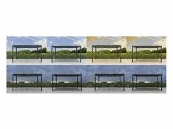 Pérgola bioclimática de aluminio <> - 3 x 4 m - Antracita^Habitat et jardin Sale