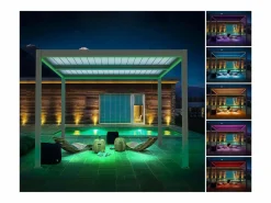 Habitat et jardin Pérgola bioclimática <> - 3 x 4 m - Gris Topo