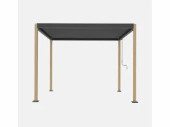 Sweeek Pérgola|Pérgola bioclimática 3x3m de aluminio y acero con lamas orientables y