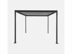 Pérgola bioclimática 3x4m de aluminio y acero con lamas orientables y^Sweeek Clearance