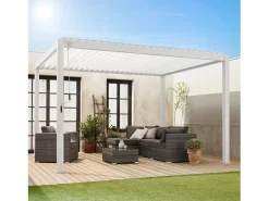 Pérgola bioclimática 3x4m de aluminio con lamas orientables^Sweeek Hot
