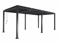 Sweeek Pérgola|Pérgola bioclimática 3x6m de aluminio y acero con lamas orientables
