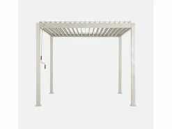 Pérgola bioclimática 3x3m de aluminio con lamas orientables^Sweeek Discount
