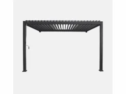 Pérgola bioclimática 3x4m de aluminio adosada con lamas orientables^Sweeek New