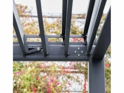 Sweeek Pérgola|Pérgola bioclimática 3x4m de aluminio con lamas orientables antracita
