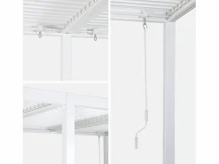 Sweeek Pérgola|Pérgola bioclimática 3x6m de aluminio y acero con lamas orientables