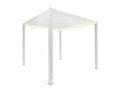 Pérgola bioclimática 3x3m eléctrica de aluminio con iluminación led^Sweeek Hot