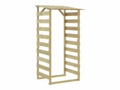 Pérgola|Pérgola con techo madera de pino impregnada 100x90x200 cm ES329816