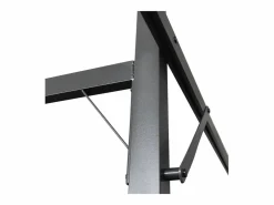 Pérgola con techo retráctil 589x292x230 cm Crema Clearance