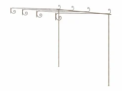Pérgola de jardín marrón antiguo 4x3x2,5 m hierro ES486343^ Outlet