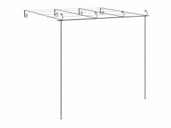 Pérgola de jardín marrón antiguo 4x3x2,5 m hierro ES486343^ Outlet