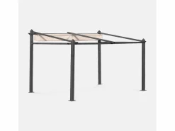 Pérgola 3x4m de aluminio con cubierta corredera^Sweeek New