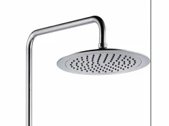 Essebagno Profumo columna de ducha sin mezclador cromada Plateado