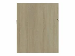 Garden Furniture Prolenta Premium - Armario para lavabo contrachapada color roble 90x38,5x46 cm Multicolor New