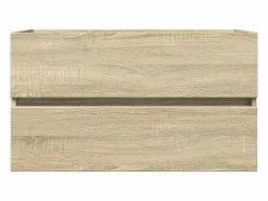 Prolenta Premium - Armario lavabo madera de ingeniería roble Sonoma 80x38,5x45 cm^Garden Furniture Hot