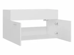 Prolenta Premium - Armario para lavabo madera contrachapada blanco 80x38,5x46 cm^Garden Furniture Hot