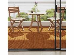 Prolenta Premium - Baldosas de terraza 10 uds madera maciza de acacia 30x30 cm^ Online