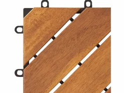 Prolenta Premium - Baldosas de terraza 10 uds madera maciza de acacia 30x30 cm^ Online