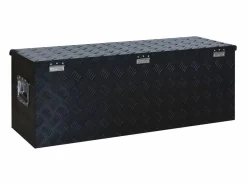 Prolenta Premium - Caja de aluminio 1085x370x400 mm negra Negro New