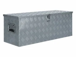 Garaje|Prolenta Premium - Caja de aluminio 110,5x38,5x40 cm plateada